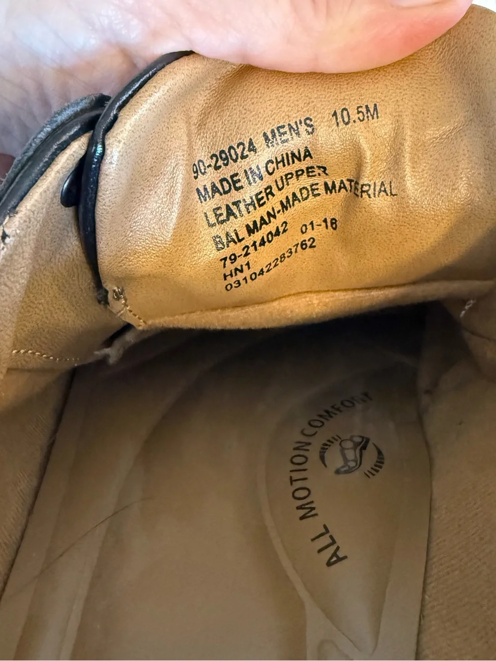 Dockers leather uppers